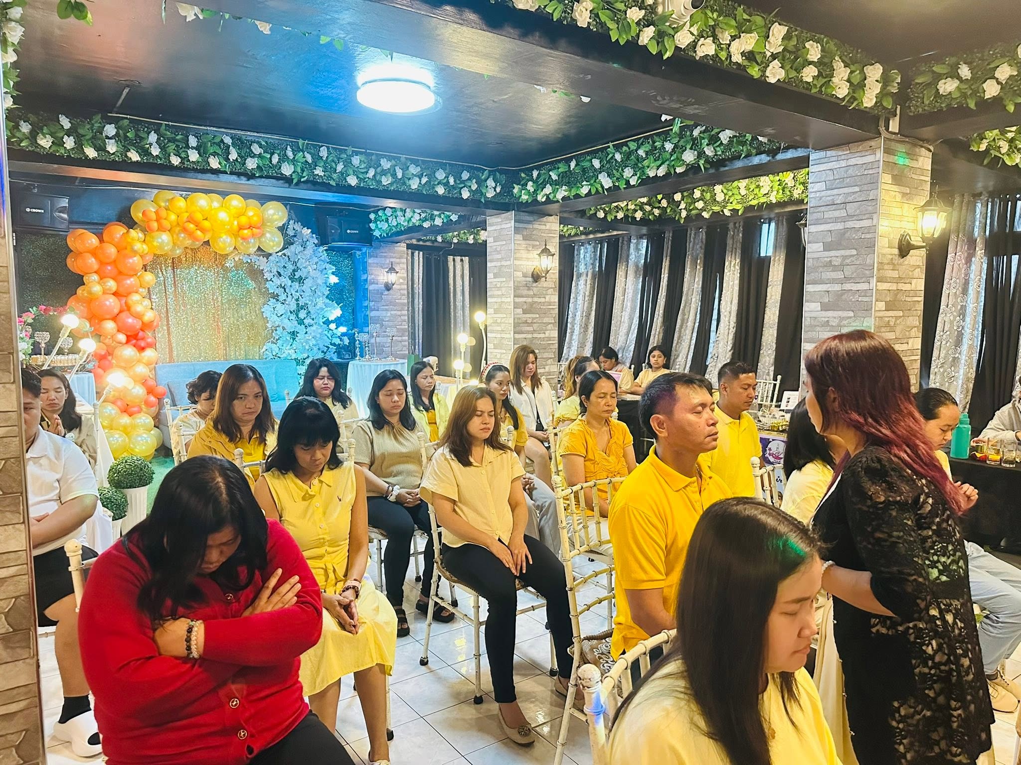 Elysians participants taking part in a facilitated group activity